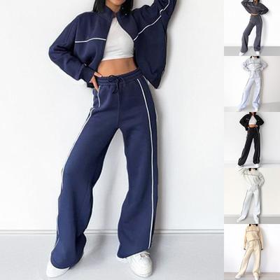 Women's Casual Loose Fit Sweatshirt Set