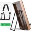 Portable 3/4/6inch Frame Holder Non-slip Metal Magazine Display Stand Black Plate Bowl Rack Home Decoration Storage Ornaments