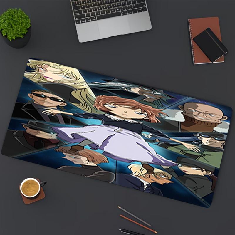 Detective Conan Print Mouse Pad, for Keyboard Pad Laptop PC Mat for Office Home Use, Desk Decor, Perfect Birthday Gift for Gamers