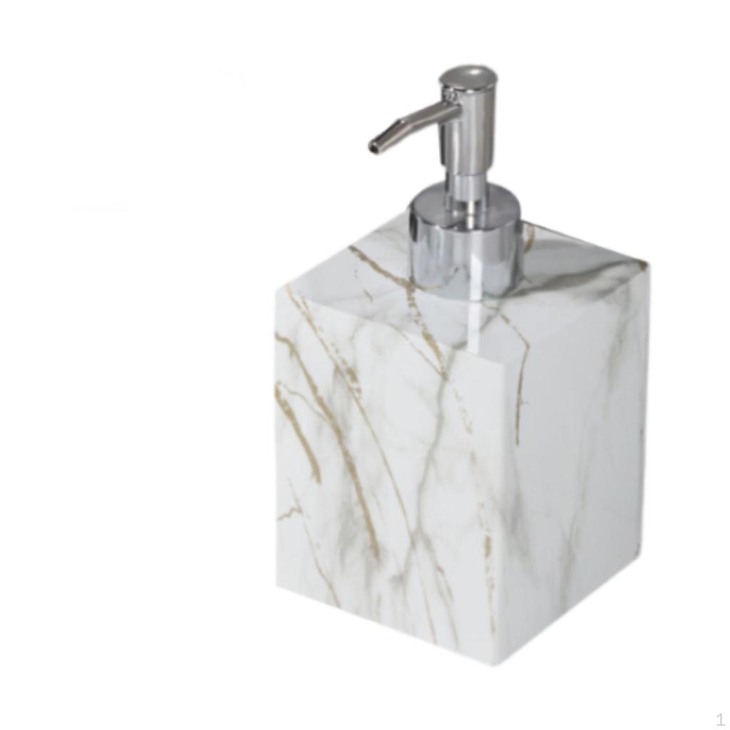 400 ml såpedispenser med marmordesign for benkeplatebruk