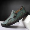 Zapatos informales de cuero, zapatillas de deporte para hombre, mocasines cómodos de diseñador para caminar en verano, mocasines nuevos en zapatos deportivos de lujo para hombre