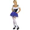 S-XXXL Strój na Oktoberfest dla dorosłych Europejski i Amerykański Strój Kelnerki na Halloween