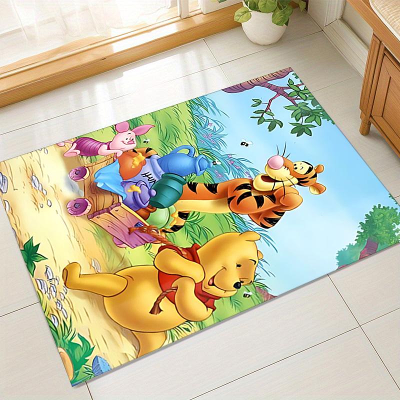 Piglet Tigger Pooh'S Adventure Carpet For Playroom Bedroom Living Room Sofa Home Decorkids Game Area Rug Nonslip Floor Mat