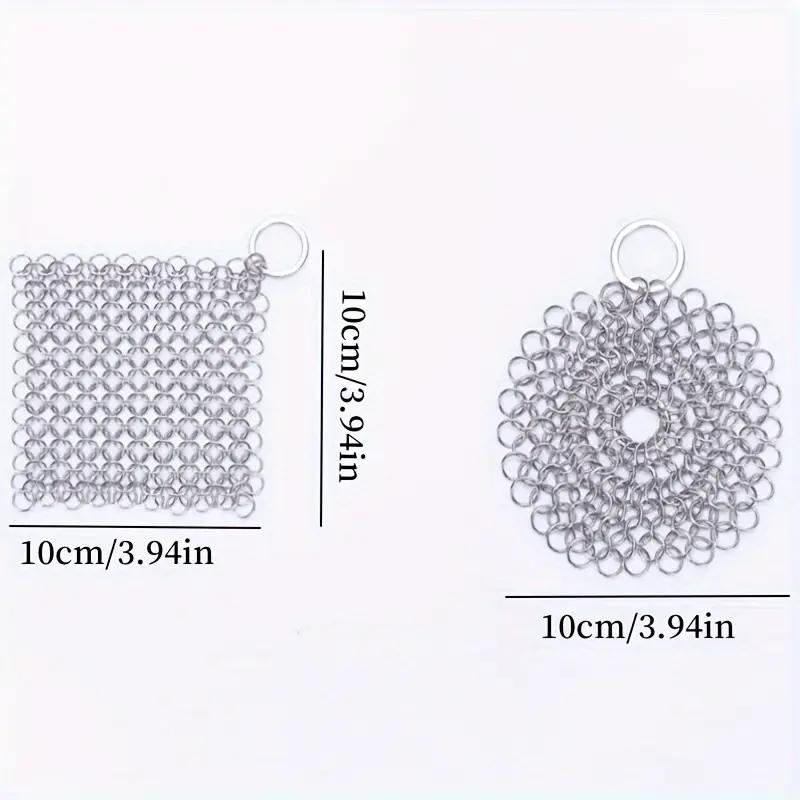 1PSC Kitchen Cleaning Supplies Pot Brush Artifact Stainless Steel Pot Brush Net Pot Washing Net Dishwashing Does Not Drop Wire Steel Ball