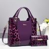 New Patent Leather Handbag Banquet Dress One-shoulder Cross-body Bags Large-capacity Female Daily Design Totes Shopping Bag