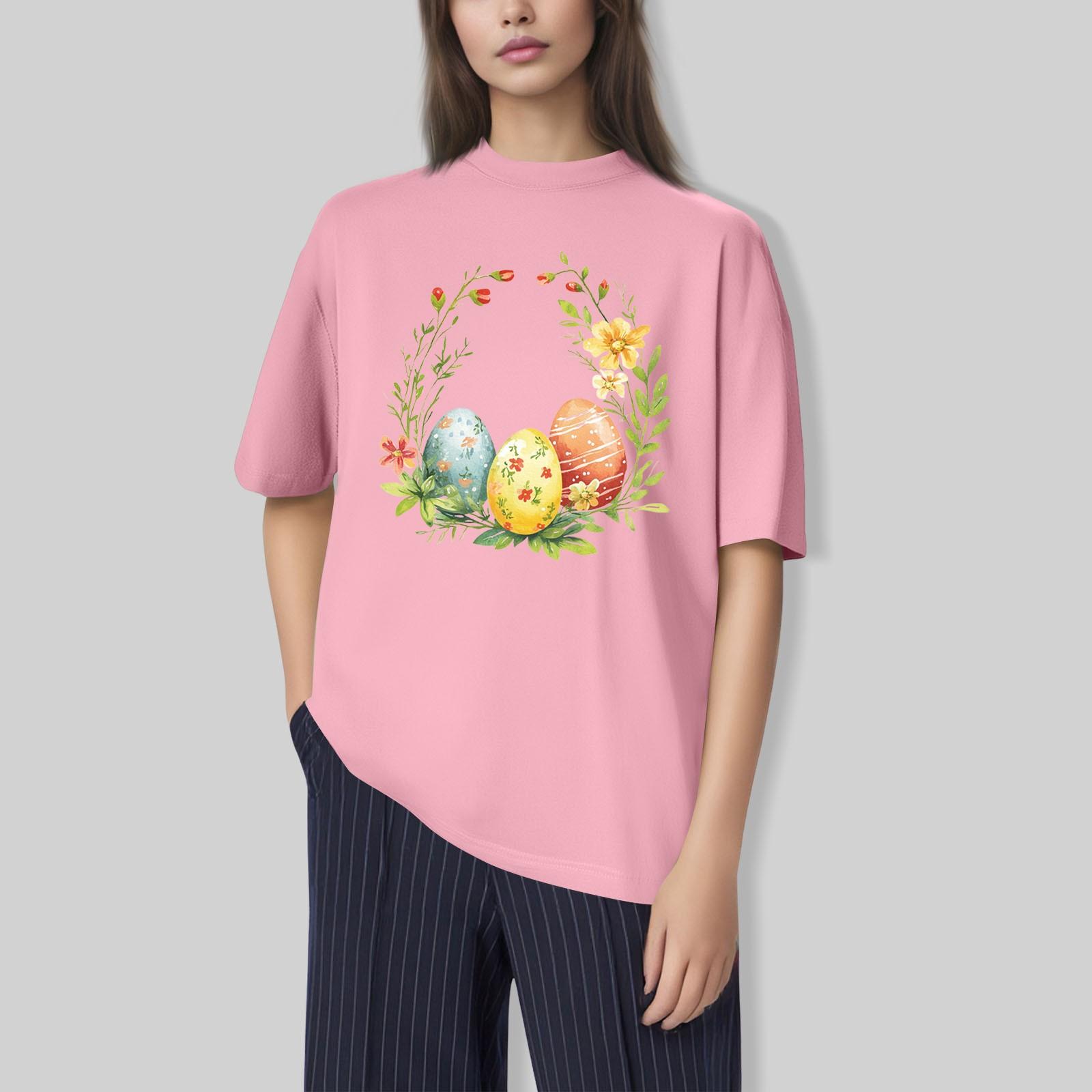 

Мужская и женская повседневная свободная футболка с принтом, круглый вырез, пуловер, топ с короткими рукавами L синий