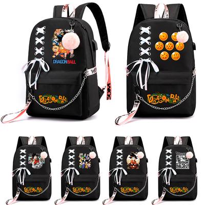 Anime Dragon Ball Backpack Student Bookbag for Girl Back To School Backpack Kawaii Backpack Bag Women Travel Bag Mochila