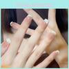 National Brand Handmade Gel Nail Art Love Puff Star Pattern Long Medium Wearable False Nail Sticker