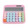 12 Digit Colorful Calculator Mechanical Keyboard Calculator Electronic Desktop Calculator for Home School