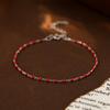Banyan Tree S925 Silver Dopamine Simple Bracelet for Women - Trendy, Slim Korean-Style Jewelry