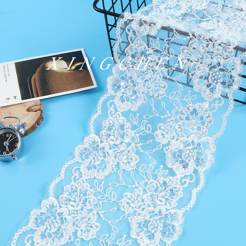 Bilateral Bead Embroidery Lace Accessories Lace Home Textiles Children'S Clothing Wedding Dress Beaded Lace 17Cm