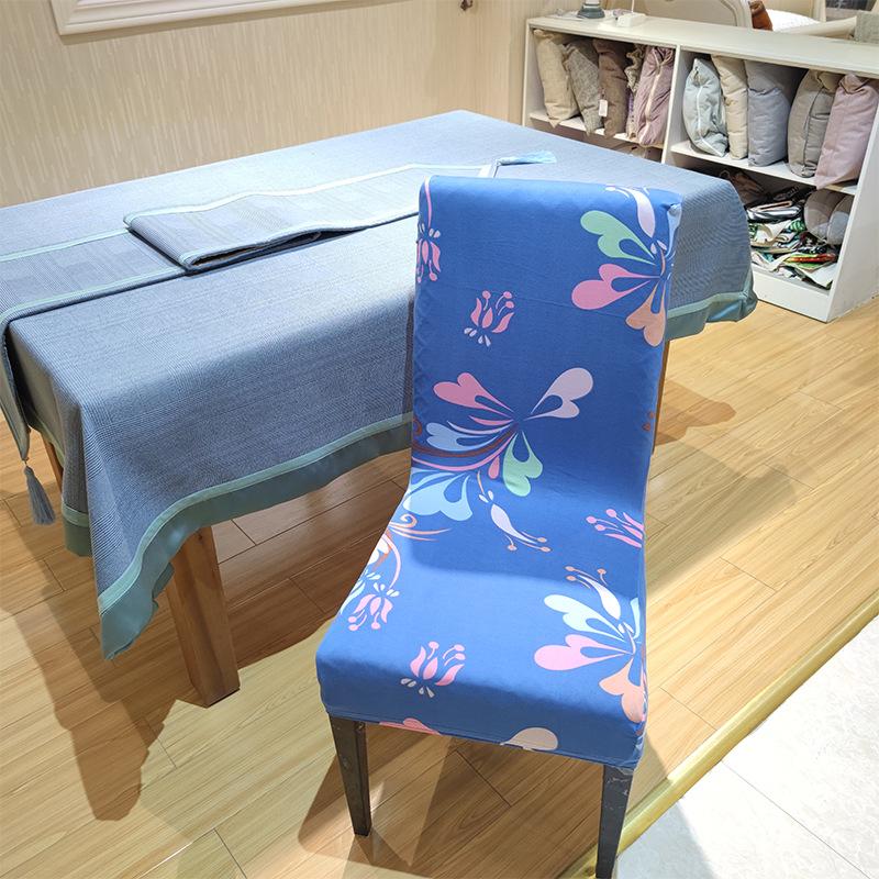 Milk-Silk Fabric Chair Cover Durable Eco-Friendly Odorless Decorative Elastic Seat Cover Home Hotel Wedding Universal Seat Cover
