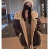 Winter Damen Fleece Mantel Verdickte Lammwolljacke Hohe Qualität Warme Oberbekleidung