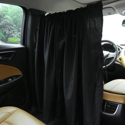 Black Car Privacy Curtains for Front and Rear, Middle Sunshade, and Commercial Vehicle Blackout