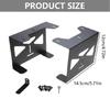 Versatile Metal Bracket Neat Desk Gaming setups Enhancer Organizational Desk Accessory Upgrades for  Consoles Storage
