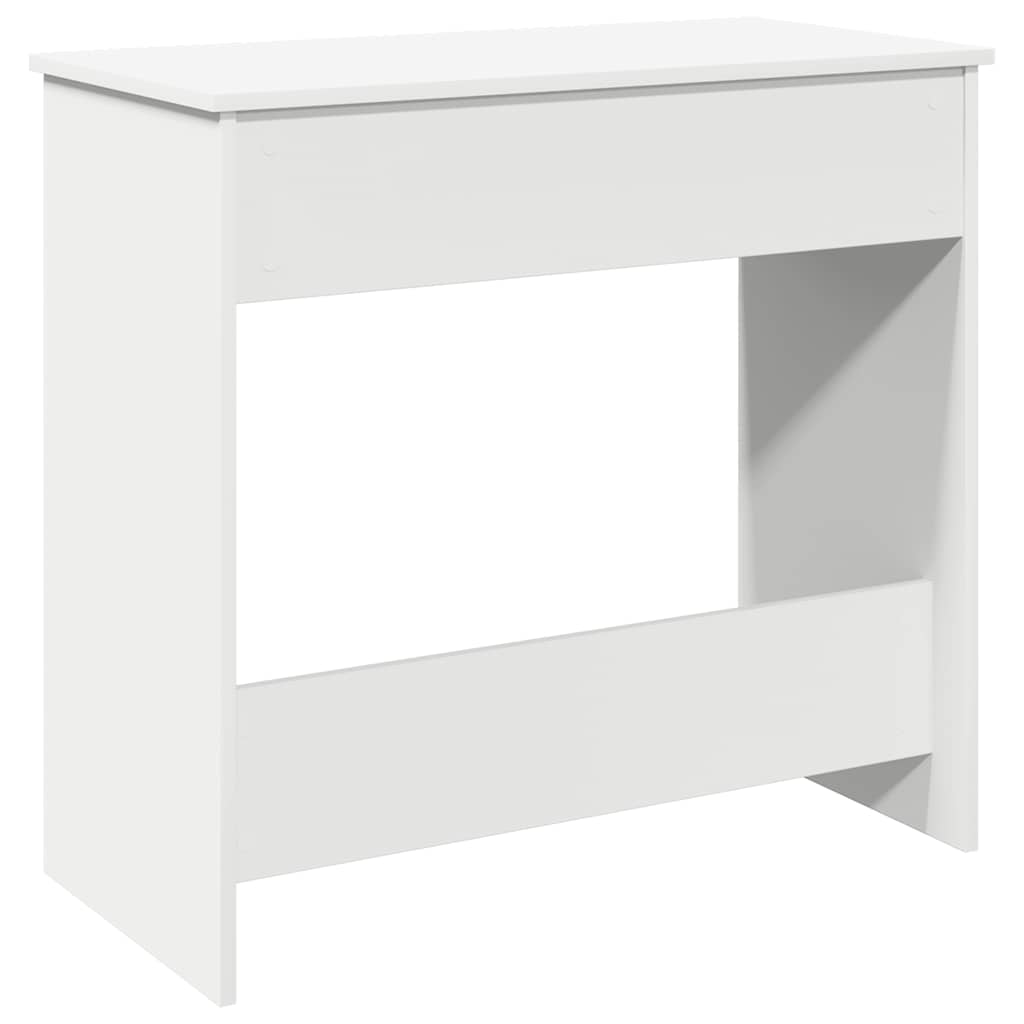Vidaxl Biurko, Białe, 80X40X75 Cm, Materiał Drewnopochodny