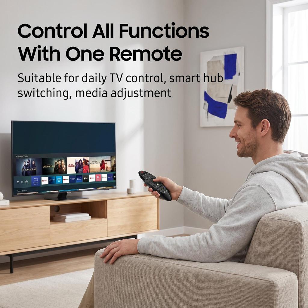 FAZV Remote Control for Samsung BN59-01182B BN59-01182G UE48H8000 LED Smart TV (No Voice) 3