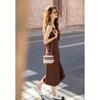 Elegant Slim-Fit Anti-Exposure Slip Dress