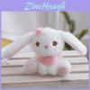 National Style Cute Rabbit Plush Toy With Premium Velvet For Backpack And Gift Use