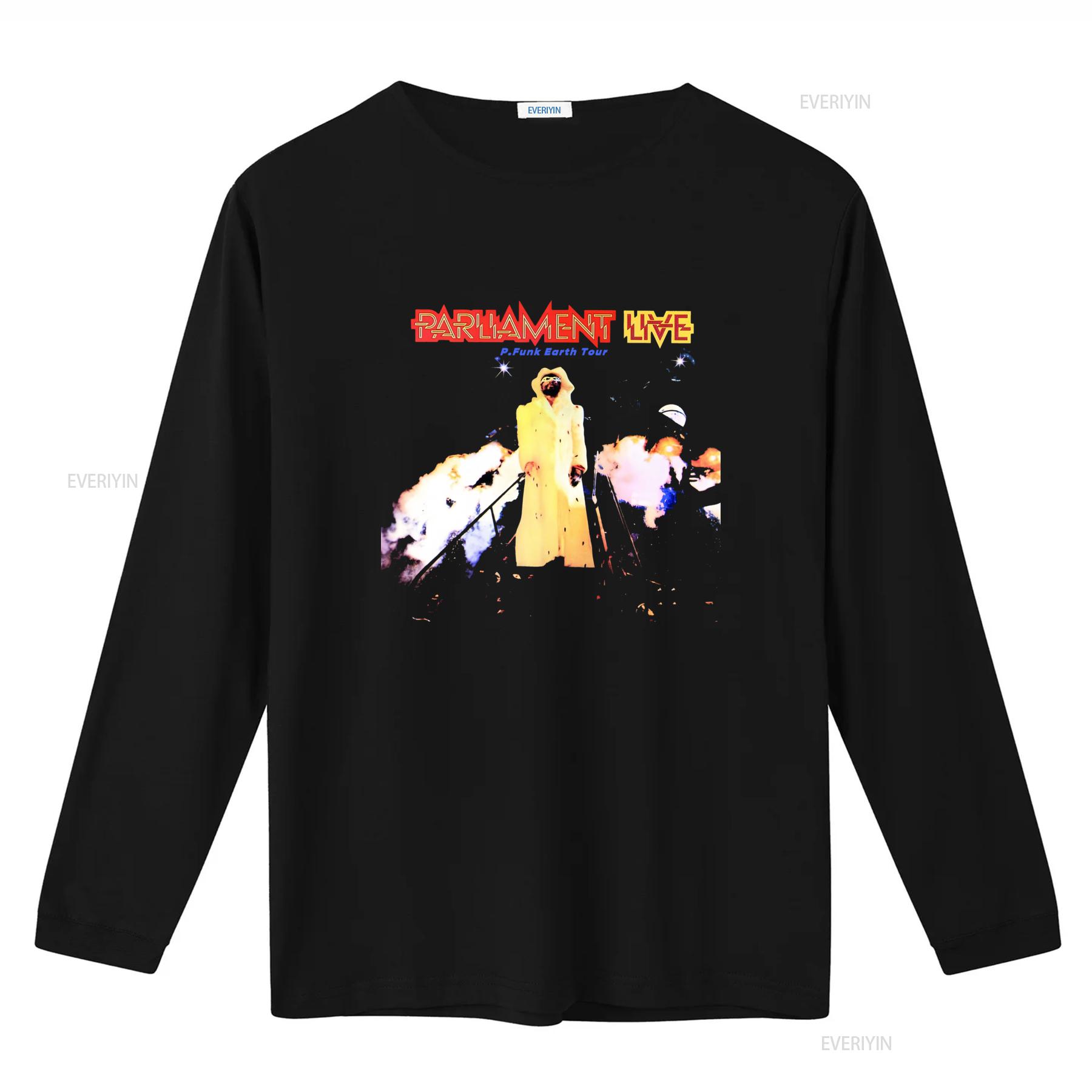 

George Clinton Parliament Live P Funk Earth Tour Funkadelic Rare T Shirt vintage Washed Unisex graphic Comfortable S