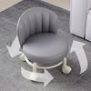 Rolling Stool with 360° Swivel Casters - Shoe Change Stool with Low Sitting Design,Comfortable Height, Durable Frame