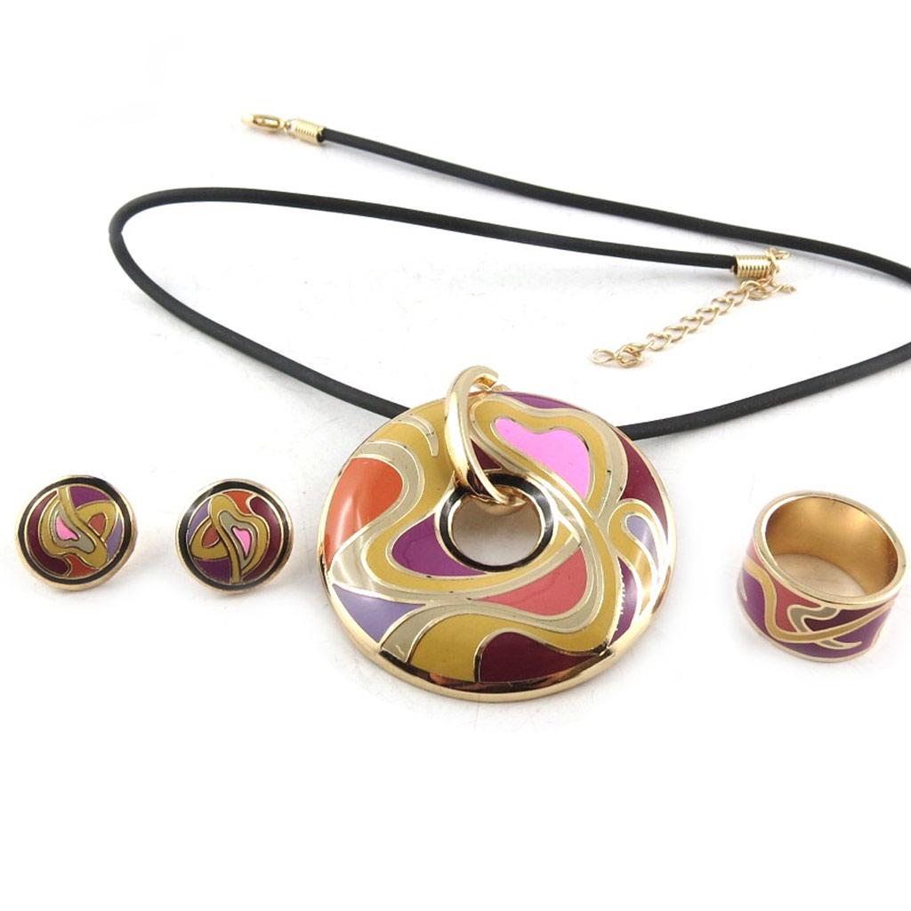 Designer Set 'Miro' Pink Purple