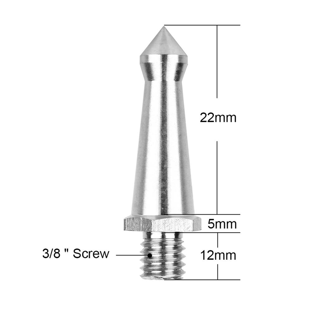 Camera Accessories Stainless Steel Spikes Male 3 8  Screw Adapter for Tripod Monopods