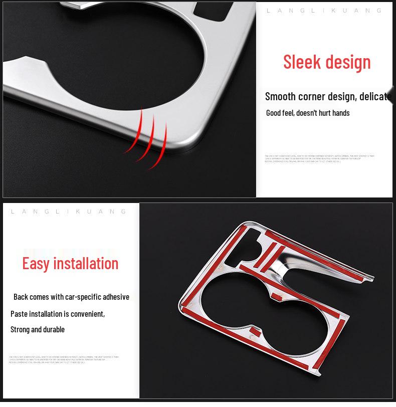 GLK 08-15 Center Console Cup Holder Decorative Panel for Mercedes-Benz Interior Modification