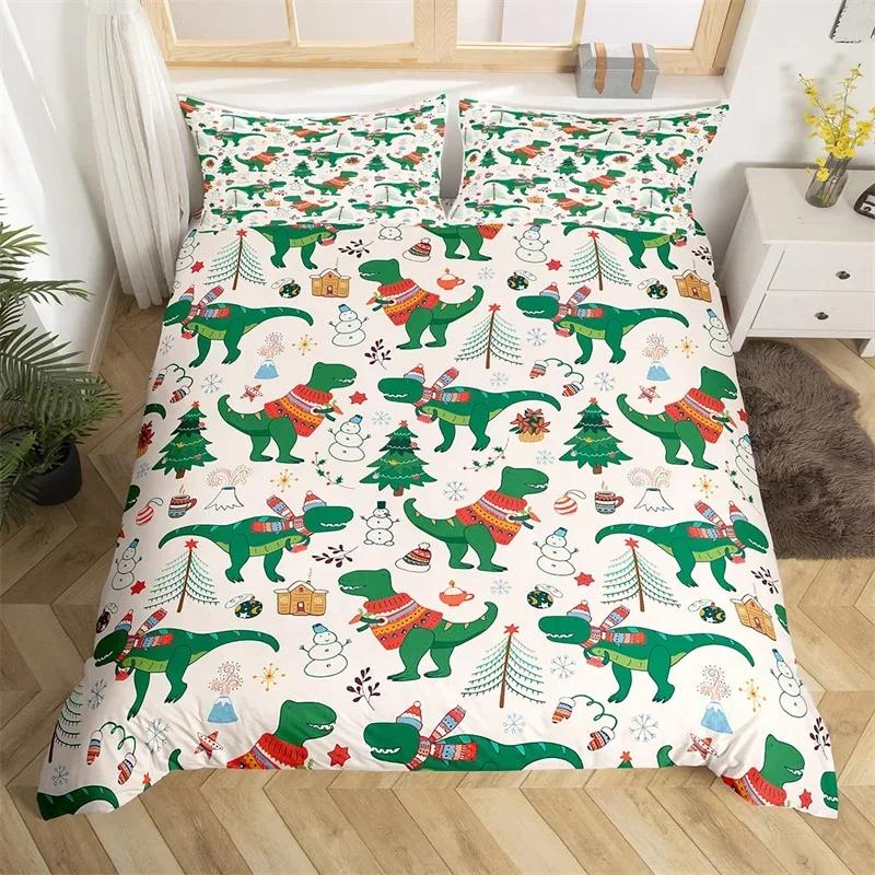 Santa Claus Bedding Set, Christmas Tree Duvet Cover Full Queen,Galaxy Starry Sky Comforter Cover Decor New  Quilt Cover