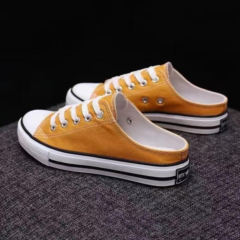 Platform Women's Mules Shoes For Women 2025 Designer Fashion Elegant Slippers Comfortable Heel Shoe With Korean Style Sandals