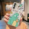 Pink Leopard Phone Case For Samsung Galaxy A56 A16 A17 A07 A06 A37 A57 A32 A22 A26 A36 Marble Artistic Transparent Clear Cover