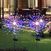Solar LED Dandelion Fairy Lights - Outdoor Starry Sky Firework Courtyard Lights