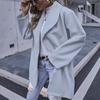 Women's Cardigan  Open Front Sweater Long Sleeve Loose Coats Mid Length Outwear