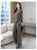Elegant Wide-Leg Pants and Blazer Set - Slimming and Stylish for Mature Women In Spring and Autumn
