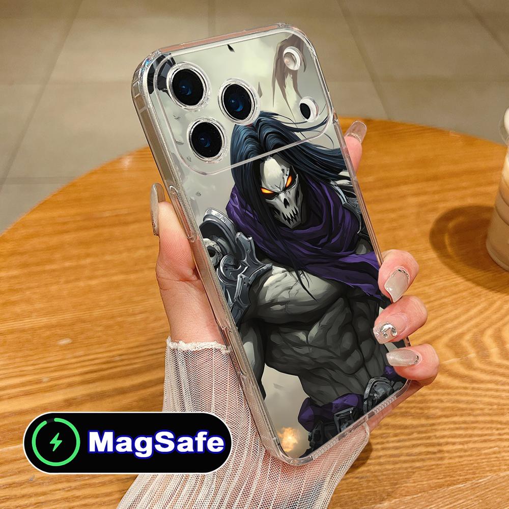 Game Darksiders Mobile Phone Case for iPhone 17 16 15 14 13 12 11 Air Pro Max Plus Mini Magsafe Clear Colorful Cover Pretty