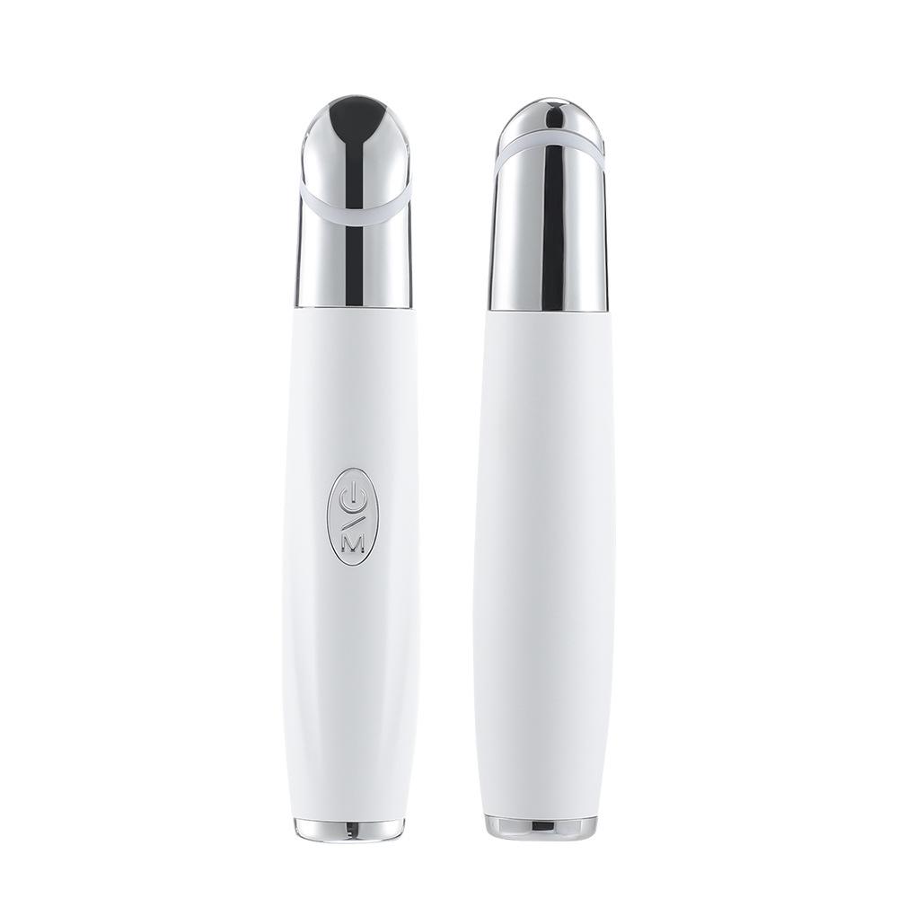 

Wireless Heated Eye Massager: Electric Device for Dark Circle Reduction and Color Light Therapy білий