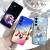 Cartoon E-Sailor M-Moons Phone Case For Samsung Galaxy A73,21,22,32,71,53,52,51,80,5G Soft Black Cover