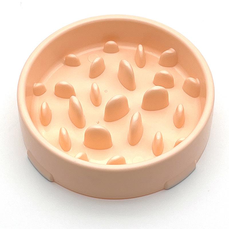 Pet Bowl Dog Bowl Dog Basin Pet Slow Food Bowl Thickened Non-slip Anti-knock Cat Bowl Pet Anti-choke Bowl