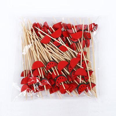 ZISIZ Disposable Bamboo Fruit Picks