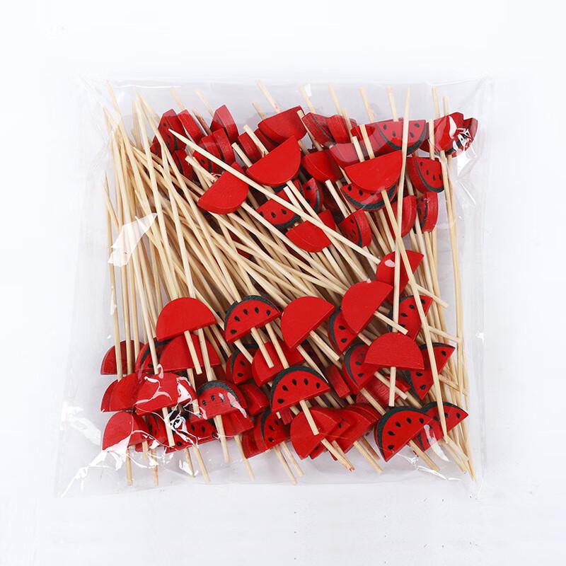 ZISIZ Disposable Bamboo Fruit Picks