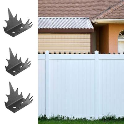 4/8Pcs Fence Nail Anti-Climb Fence Spikes Weather Resistant Security Barrier Commercial Fence Spikes