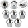 For Ford Focus Chrome Wheel Nuts Metal Plug-and-play