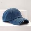 New made old cap hip hop sports women broken edge hole baseball hat men sun hat casual shade sun protection