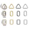 20pcs 4mm Tri-glide Mini Ultra-small Luggage Hardware Square/Triangle Buttons Diy Dolls Bag  Bag Buckle