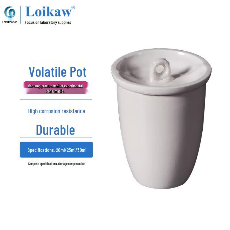 Laboratory Ceramic Volatile Crucible 25ml