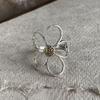 Trend Arched Wide Ring For Female Geometry Punk Design Jewelry Asymmetric Gift