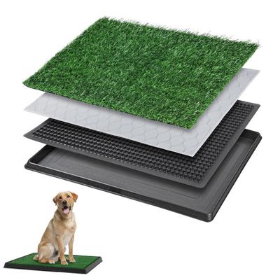 Artificial Grass Dog Pee Pad Fake Turf Pet Potty Pad with Tray