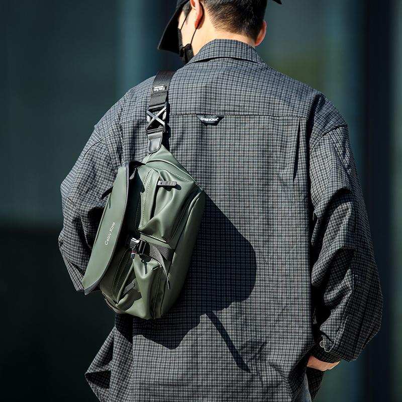 Multifunctional Shoulder Bag Sports Waist Bag Men's Messenger Bag Riding Chest Bag
