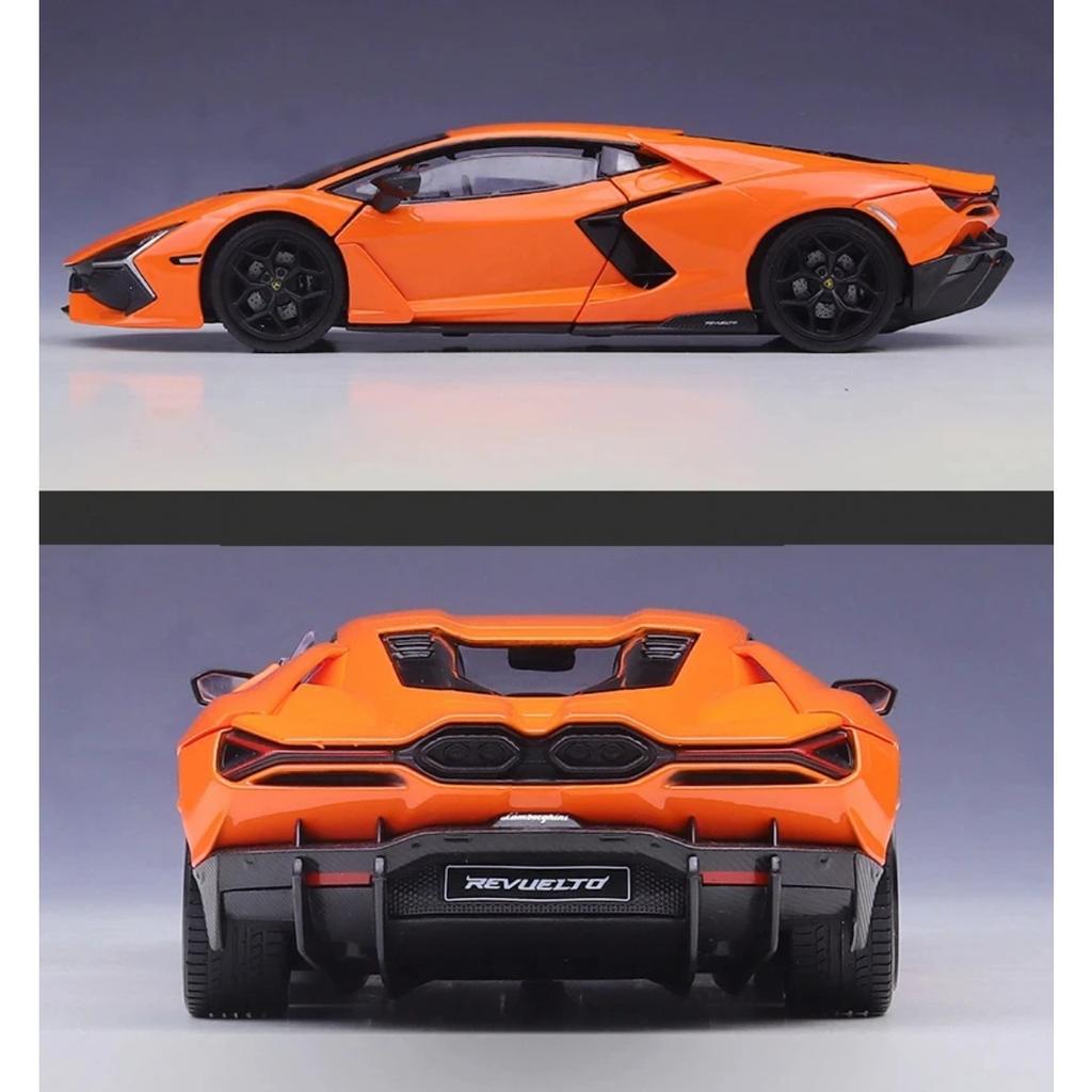 Welly 1/24 Lamborghini Revuelto Alloy Miniature Car Model Diecast Metal Scale Car Model Children Toy Car Vehicles GIfts