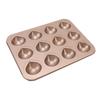12 Cavity Chestnut Shaped Bakeware Carbon Steel Chocolate Pan Bakery Catering
